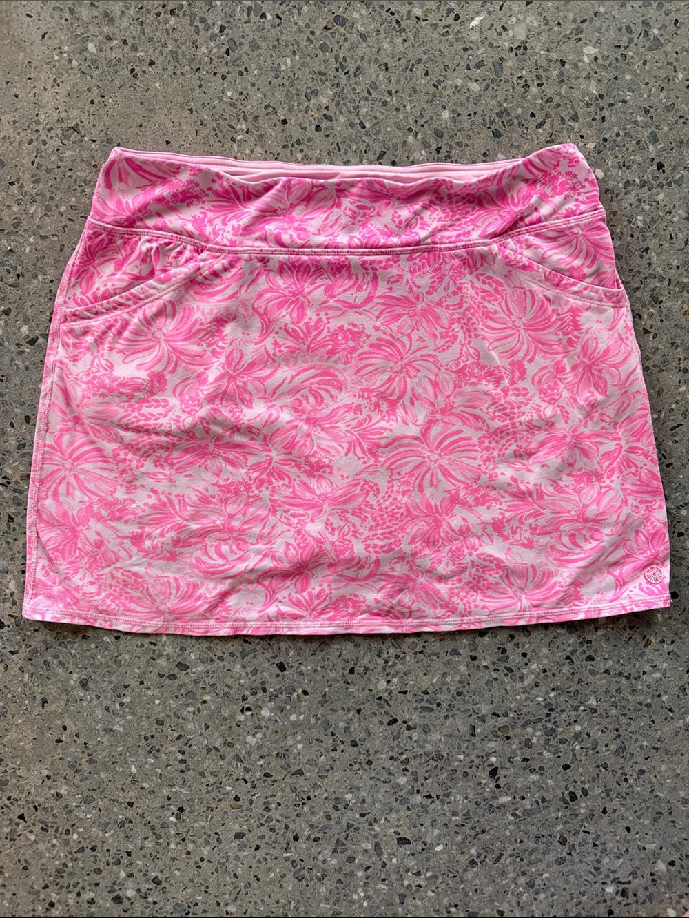 Lilly Pulitzer Luxletic Maryana Pink Floral skort